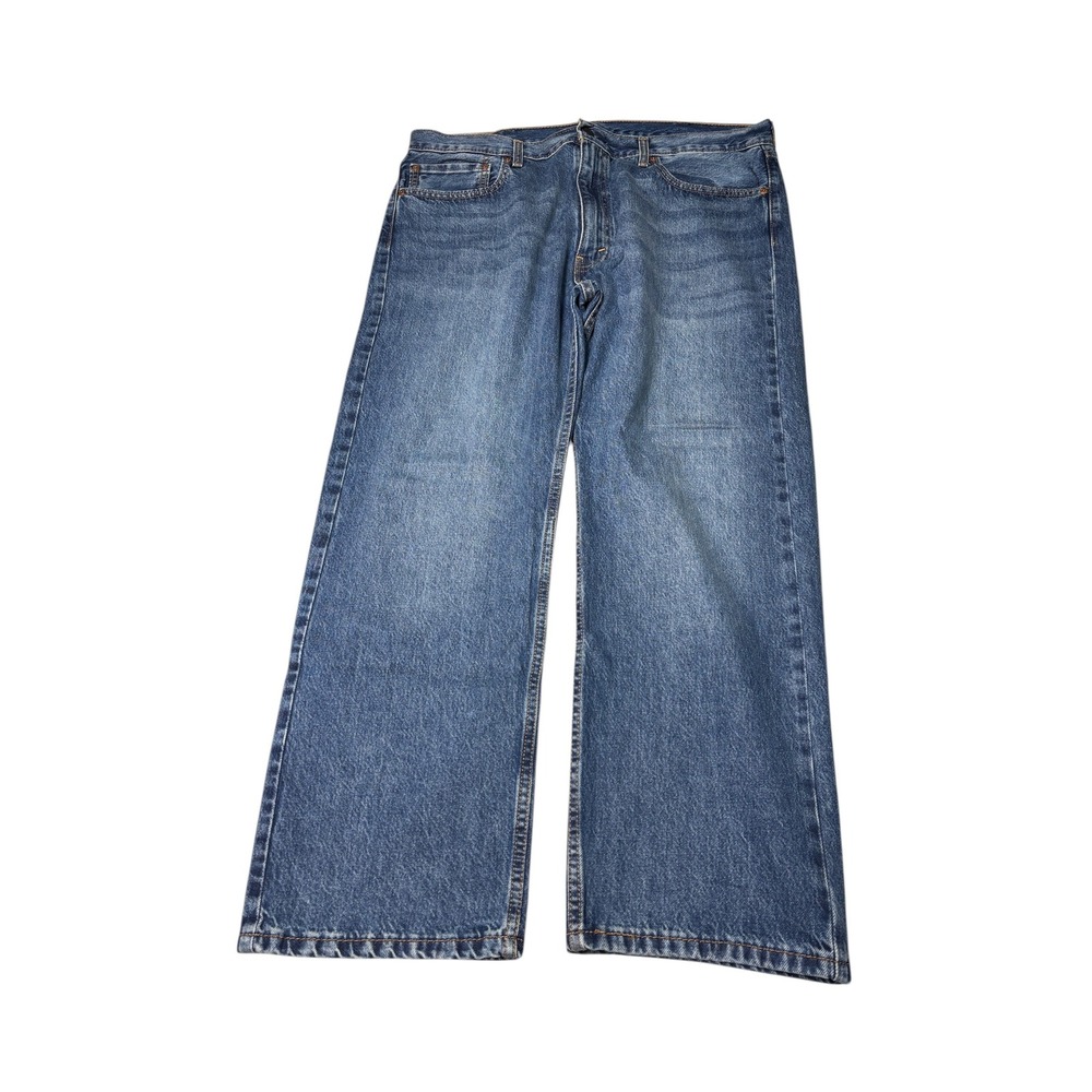 Levis 555 '96 Relaxed Fit Straight Leg Jeans Blue Denim W38 L30 Mens